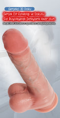 Do it Love - Gerçek His - Funny Body - Realistik Dildo - 22cm Uzunluk - 4Cm Kalınlık - Güçlü Vantuz