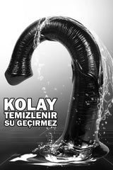 Do it Love - İngiliz Aygırı Siyah Dildo Vantuzlu - Black Horse Dildo 38cm Uzunluk