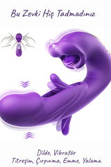Do it Love - Titreşimli, 3D Ağız Hareketli Emme ve Dil Çırpma Fonksiyonlu Soft Usta Vibratör