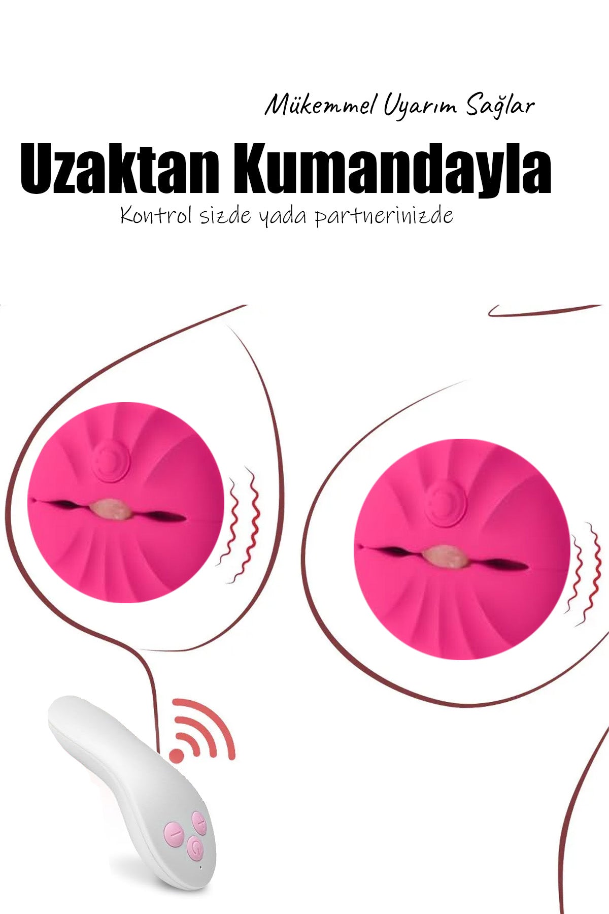 Do it Love - Göğüs Vibratörü - Muhteşem Haz Verici Titreşimli Göğüs Ucu Simülatörü - Uzaktan Kumandalı - Ayarlanabilir