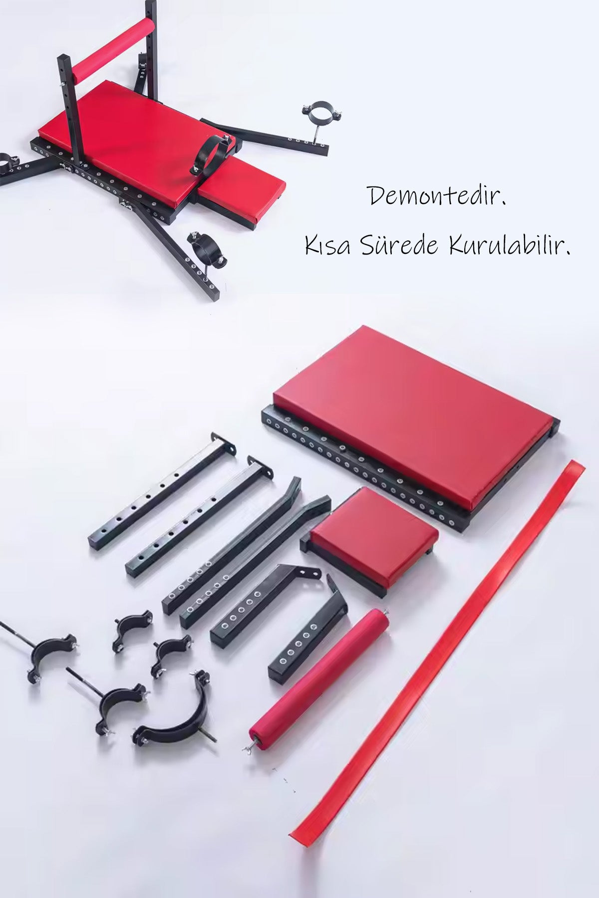 Do It Love - Seks Pozisyon Yatağı – Aşk Yatağı Zevk – Ayarlanabilir Metal Esaret Yatağı - BDSM