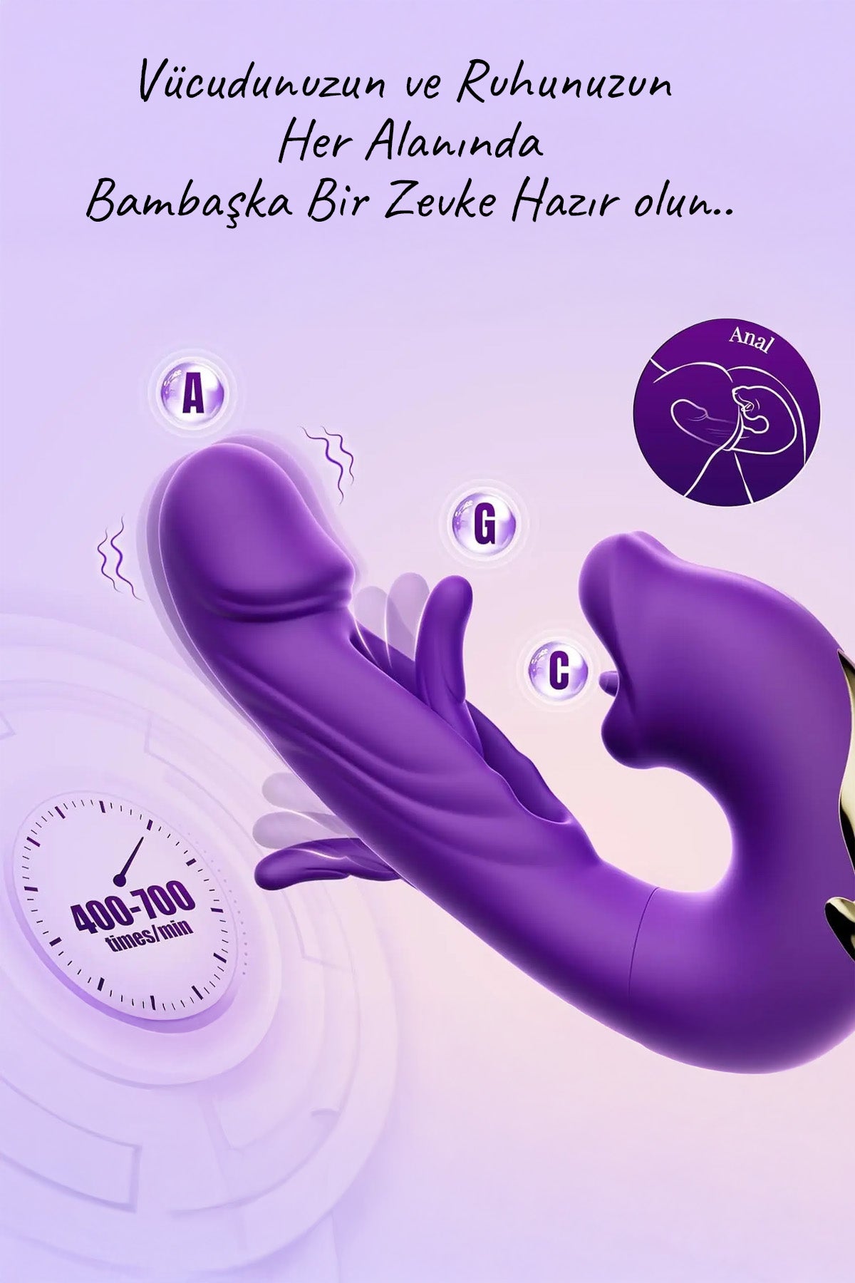 Do it Love - Titreşimli, 3D Ağız Hareketli Emme ve Dil Çırpma Fonksiyonlu Soft Usta Vibratör
