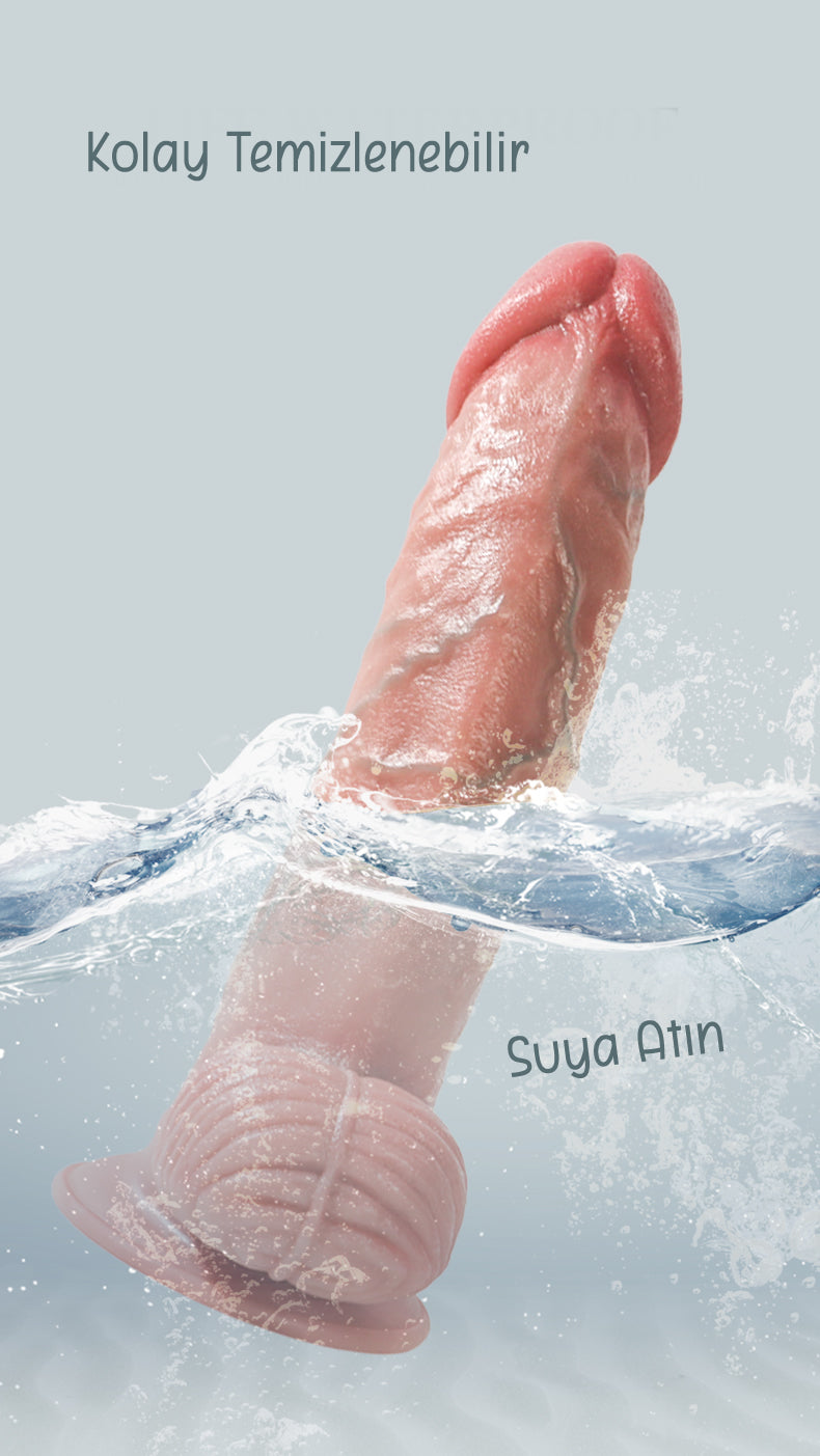 Do it Love - Çılgın Mega Dildo - Zevk Düşkünü Dildo - Ekstra Kalın - 32cm Uzunluk - 7.2cm Kalınlık - XXXL Dildo