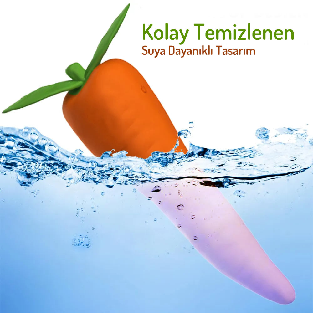 Do it Love - Sebze Figürlü Vibratör - Uyarıcı Etki Eğlenceli Vibratör - Havuç