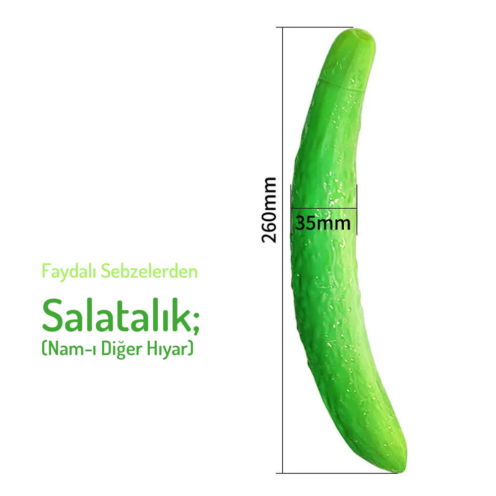Do it Love - Sebze Figürlü Vibratör - Uyarıcı Etki Eğlenceli Vibratör - Salatalık