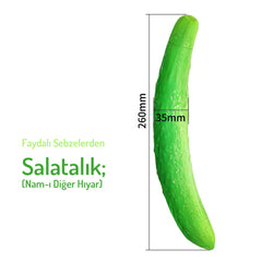 Do it Love - Sebze Figürlü Vibratör - Uyarıcı Etki Eğlenceli Vibratör - Salatalık