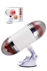 Do it Love - Anal Oral Çift Fonksiyonlu Titreşimli Vantuzlu Mastürbatör - Double Zevk