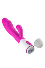Do it Love - Rabbit Vibratör Dildo - Çift İşlevli Titreşimli - Vajinal ve Anal Mastürbatör – Pembe
