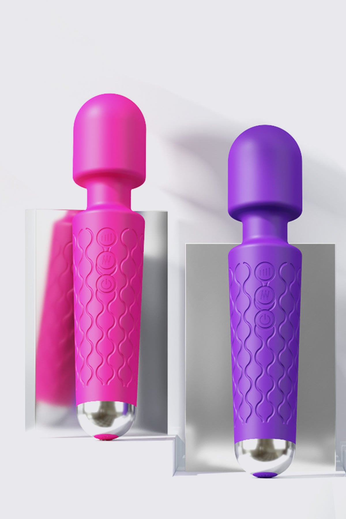 Do it Love - 20 Titreşim 10 Mod Vibratör Masaj - Klitoris Simülatörlü - Şarjlı – Mor