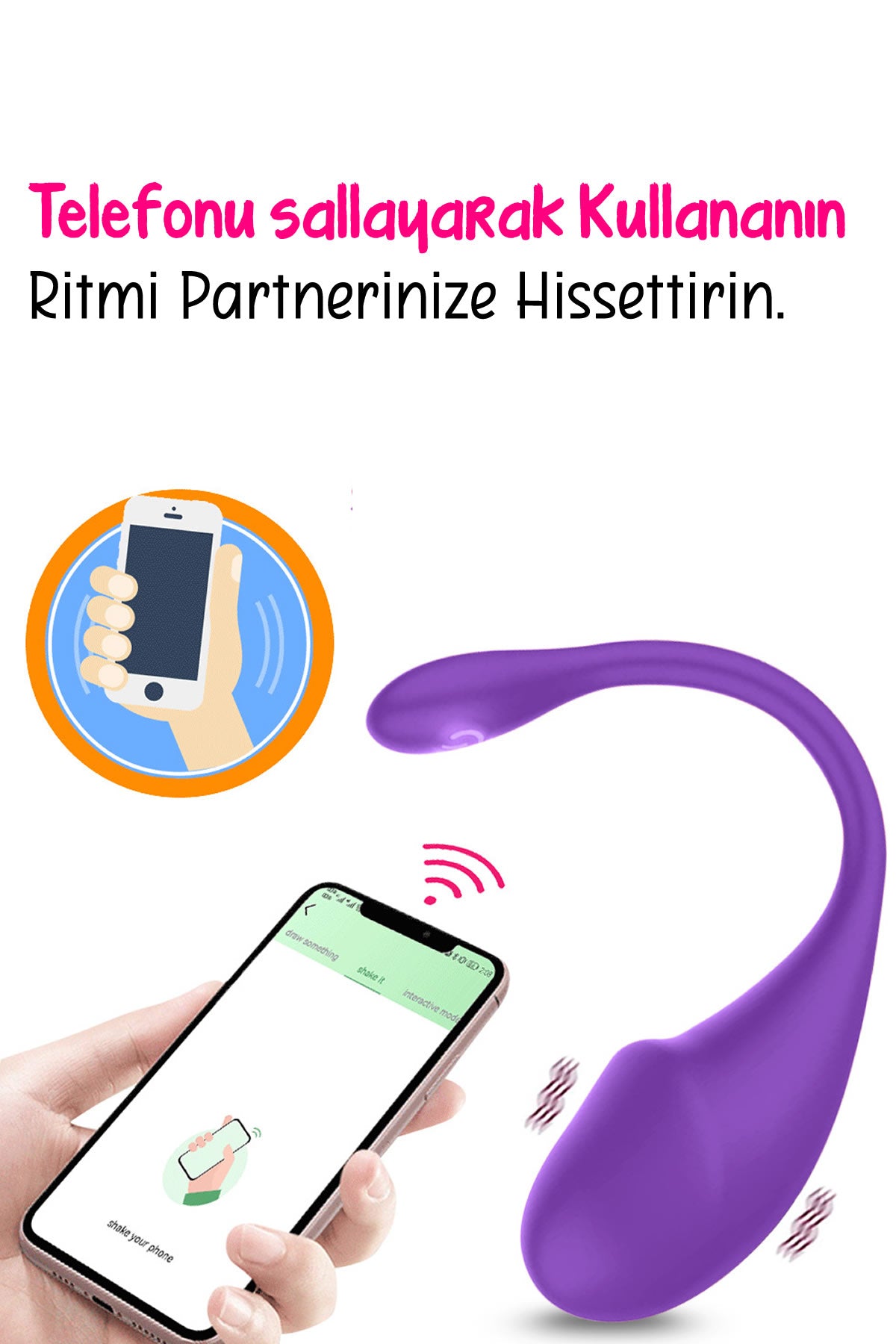 Do it Love - Telefon Uygulaması ile Kontrol edilen Şarjlı Akıllı Vibratör - Uzun Mesafeli İlişki