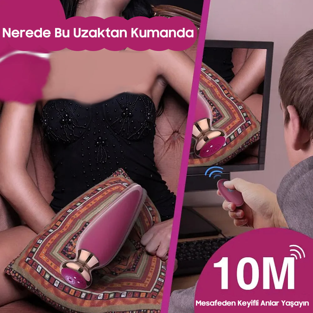 Do it Love - Uzaktan Kumandalı Güçlü Haz Verici - Sessiz Anal Tıkaç - Anal Plug 35mm