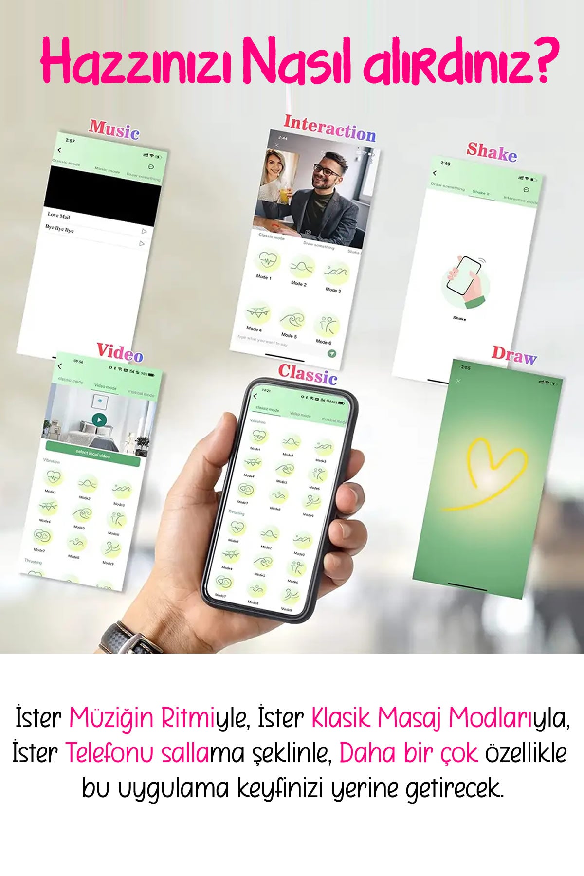 Do it Love - Telefon Uygulaması ile Kontrol edilen Şarjlı Akıllı Vibratör - Uzun Mesafeli İlişki