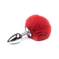 Do it Love - Ponpon Anal Plug - 28mm - 7cm - Kırmızı