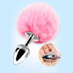 Do it Love - Ponpon Anal Plug - 28mm - 7cm - Pembe