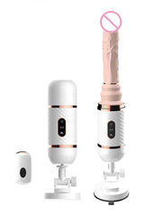 Do it Love - Otomatik Vantuzlu Eller Serbest Dildo - İleri Geri Hareketli ve Titreşimli
