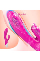Do it Love - Rabbit Vibratör Dildo - Çift İşlevli Titreşimli - Vajinal ve Anal Mastürbatör – Pembe