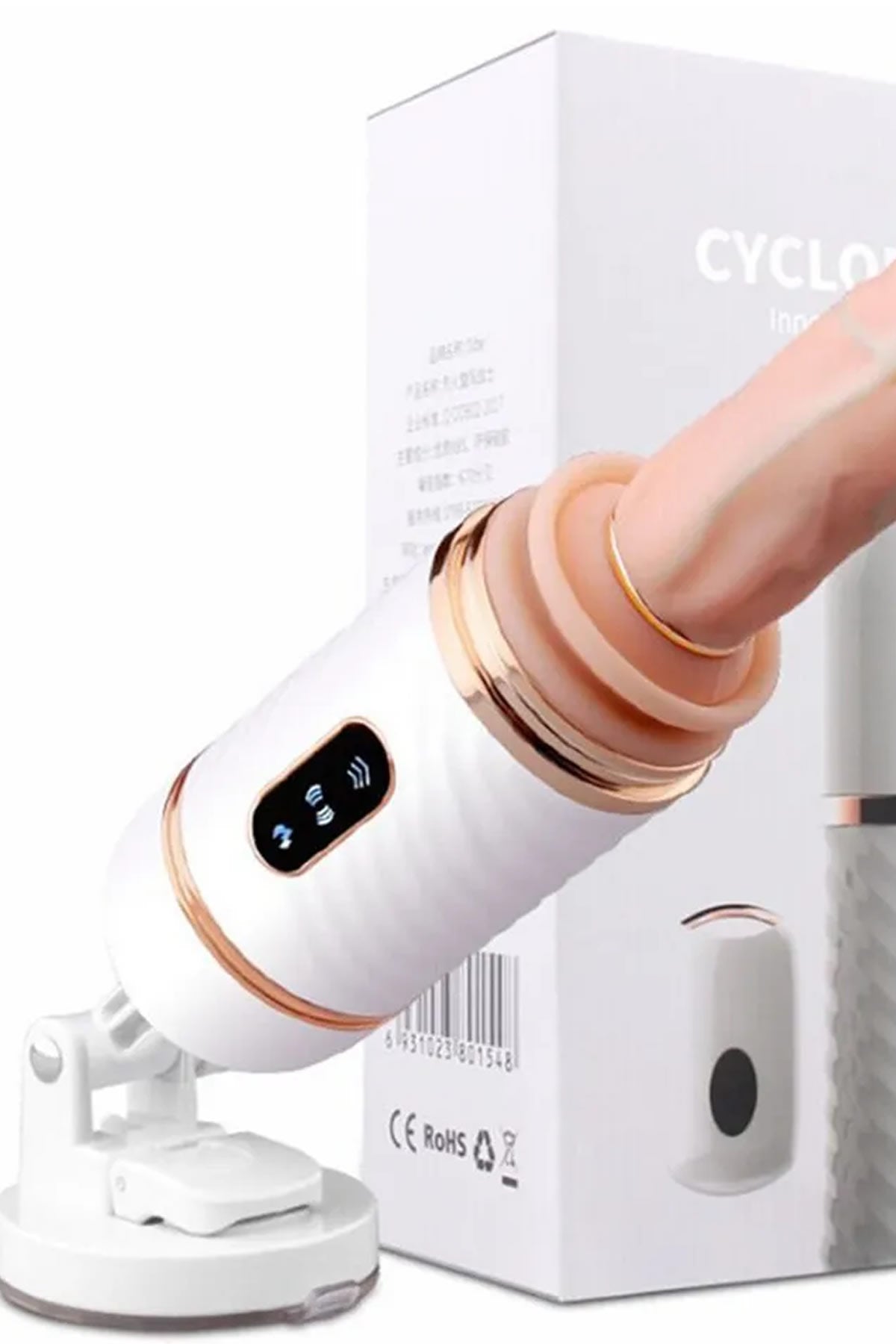 Do it Love - Otomatik Vantuzlu Eller Serbest Dildo - İleri Geri Hareketli ve Titreşimli