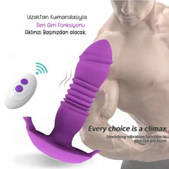 Do it Love - Telefondan Kontrol Vajina ve Anal Vibratör - İleri Geri + Titreşim - İç Çamaşırı Vibratörü - Pembe