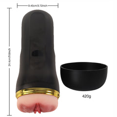 Do it Love - Premium Plus Realistik Vakumlu ve Titreşimli Oral Giriş Mastürbatör
