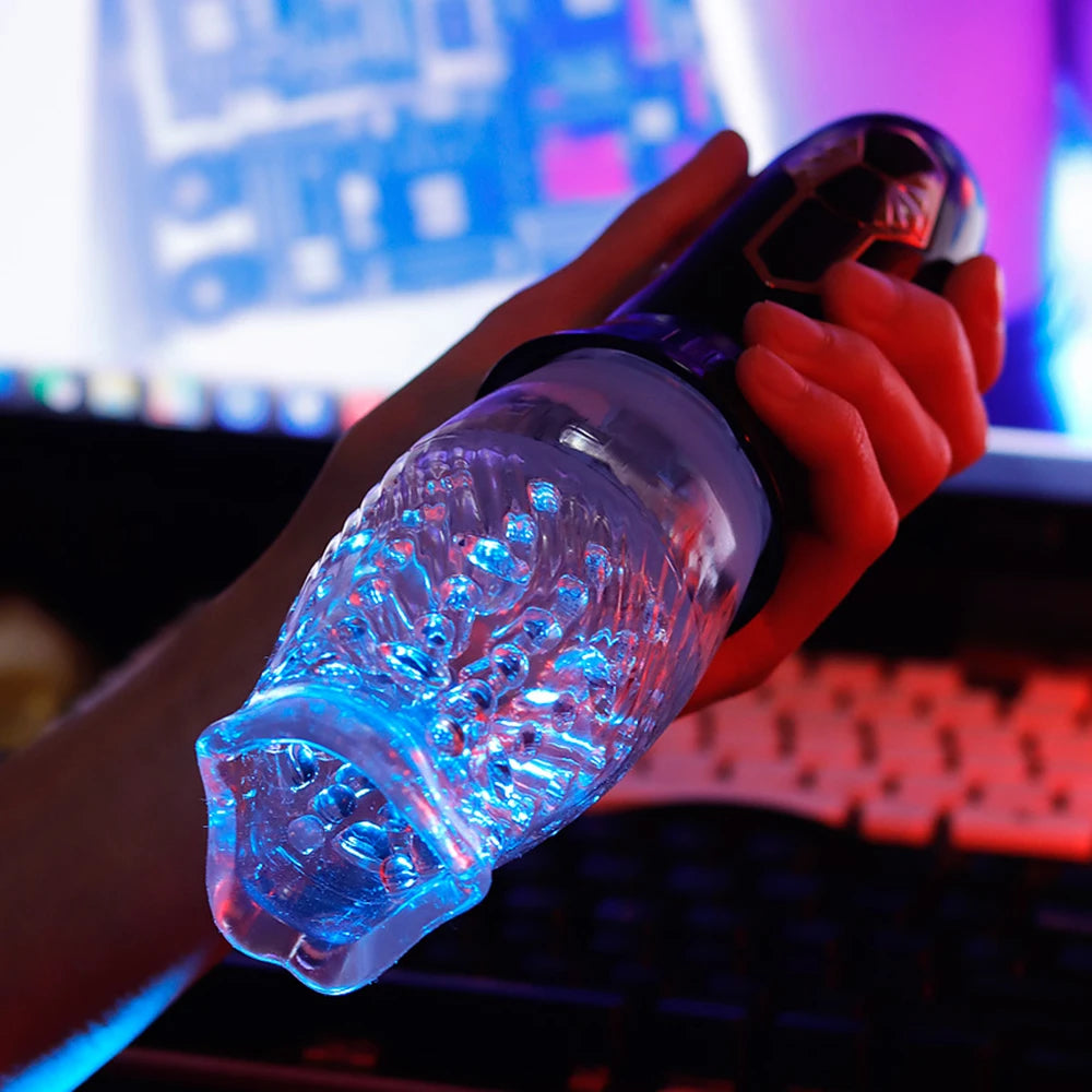 Do it Love - 360 Dönerli Başlık - İleri Geri Hareket ve 10 Titreşim Modu - Mastürbatör