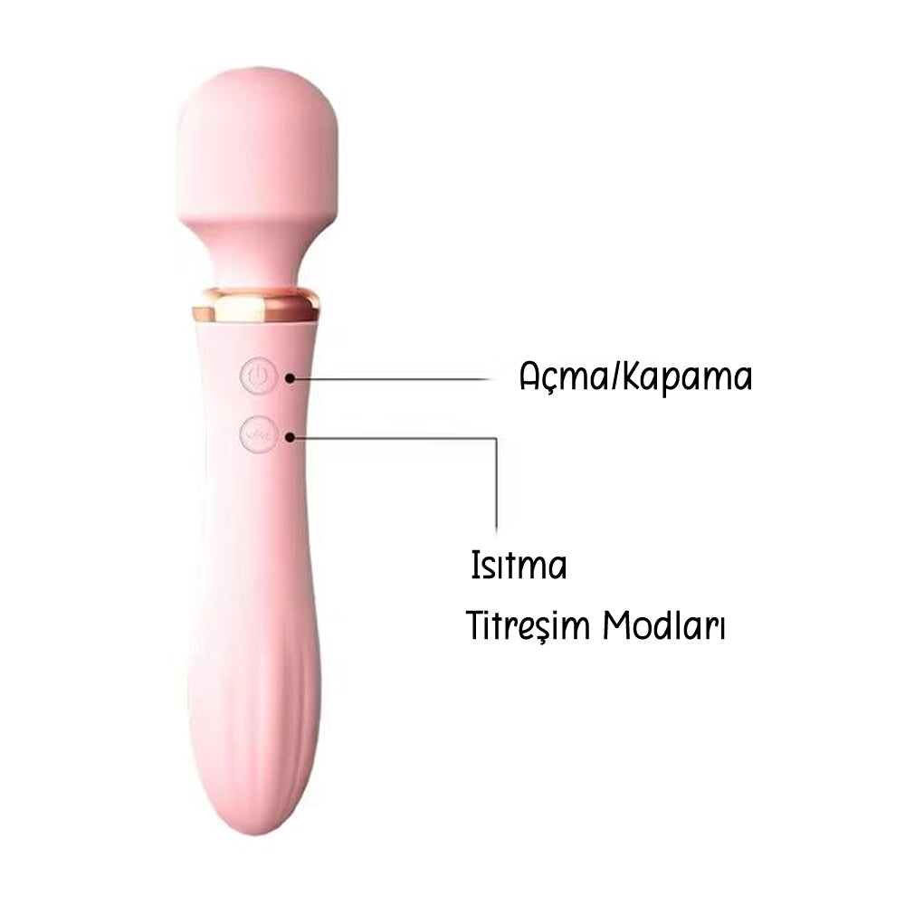 Do it Love - Dual Fonksiyon - Tutma Yeri ve Topuz Dildo ve Vibratör - Isıtma ve Güçlü Titreşim