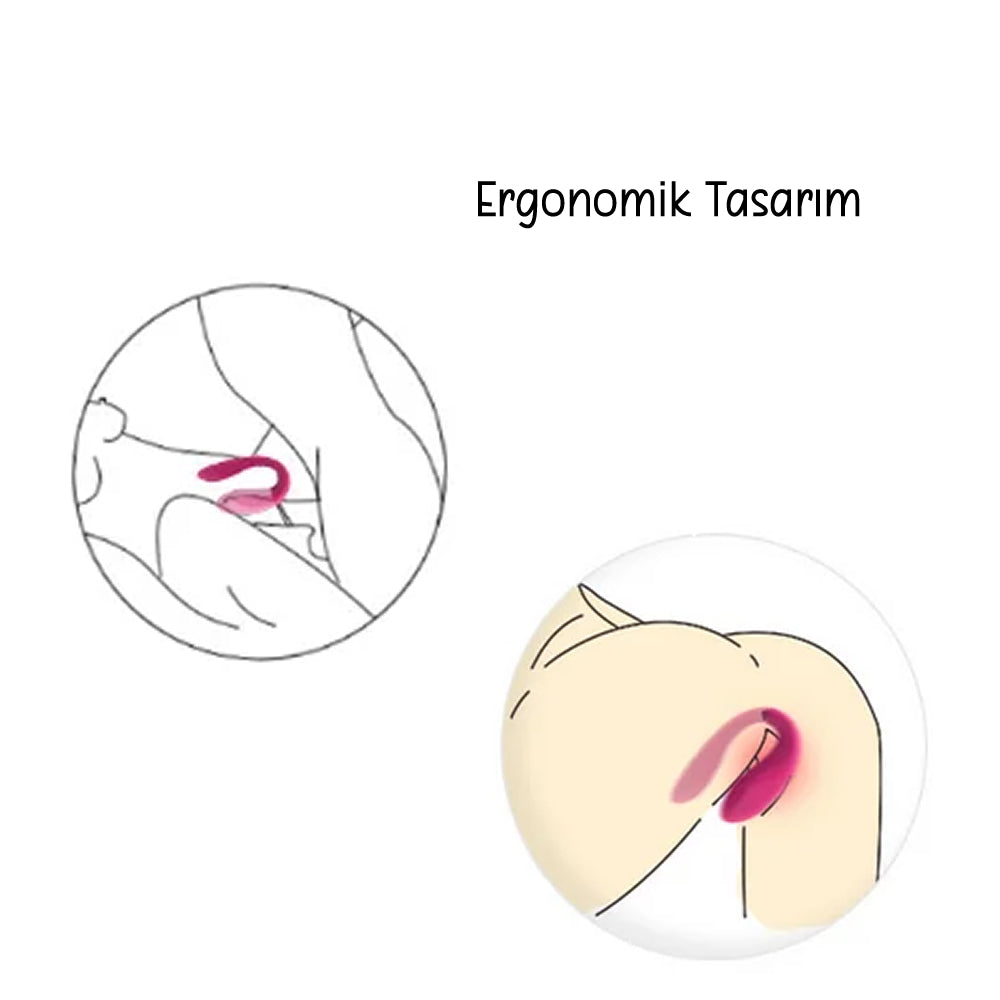 Do it Love - Ergonomik Çift Haz -  Anal ve Vajinal Vibratör - Klitoris Uyarıcılı - Kumandalı