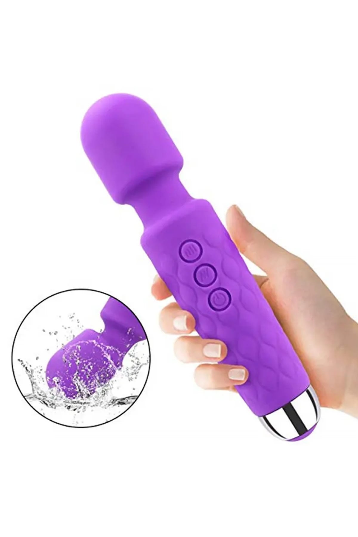 Do it Love - 20 Titreşim 10 Mod Vibratör Masaj - Klitoris Simülatörlü - Şarjlı – Mor
