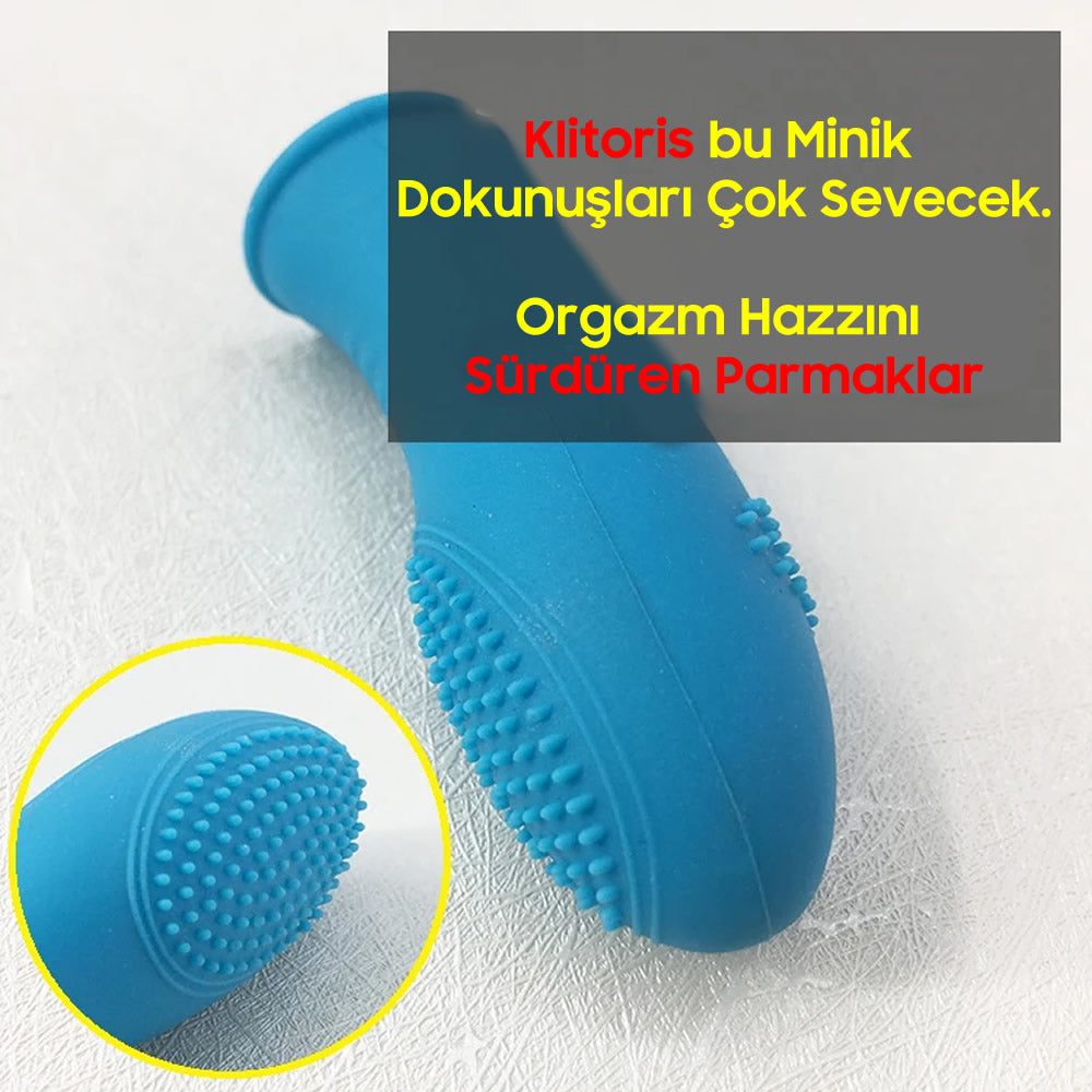 Do it Love - Tırtıklı Klitoris Uyarıcı Parmak Mastürbatör - Kadınlar İçin - Parmak Dildo