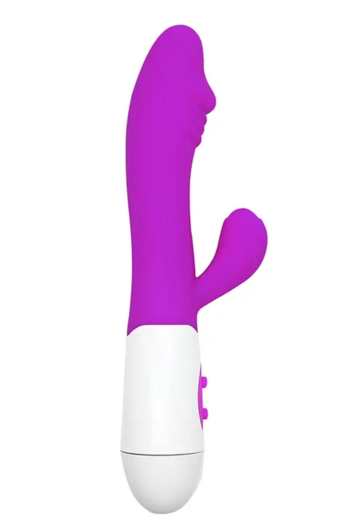 Do it Love - Rabbit Vibratör Dildo - Çift İşlevli Titreşimli - Vajinal ve Anal Mastürbatör – Mor