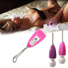 Do it Love - Mini Vibratör - Anahtarlık Vibratör - Mini Masaj Aleti - 6cm - Mor