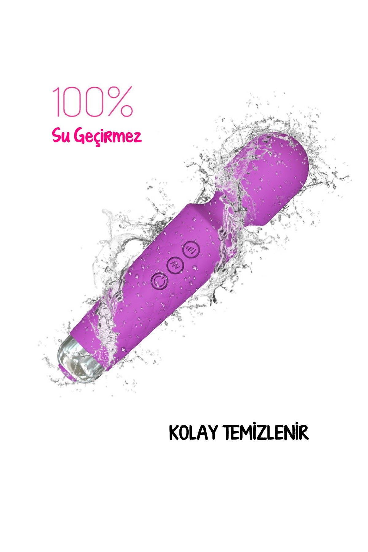 Do it Love - 20 Titreşim 10 Mod Vibratör Masaj - Klitoris Simülatörlü - Şarjlı – Mor