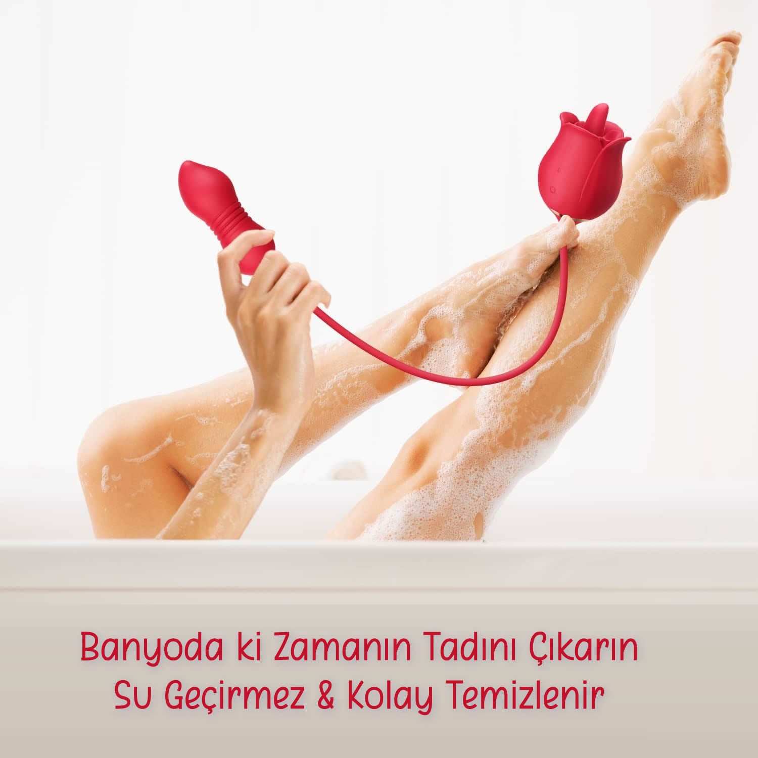 Do it Love - Sonsuz Zevk Gül Vibratör – İleri Geri Hareket, Titreşim ve Yalama