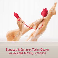 Do it Love - Sonsuz Zevk Gül Vibratör – İleri Geri Hareket, Titreşim ve Yalama