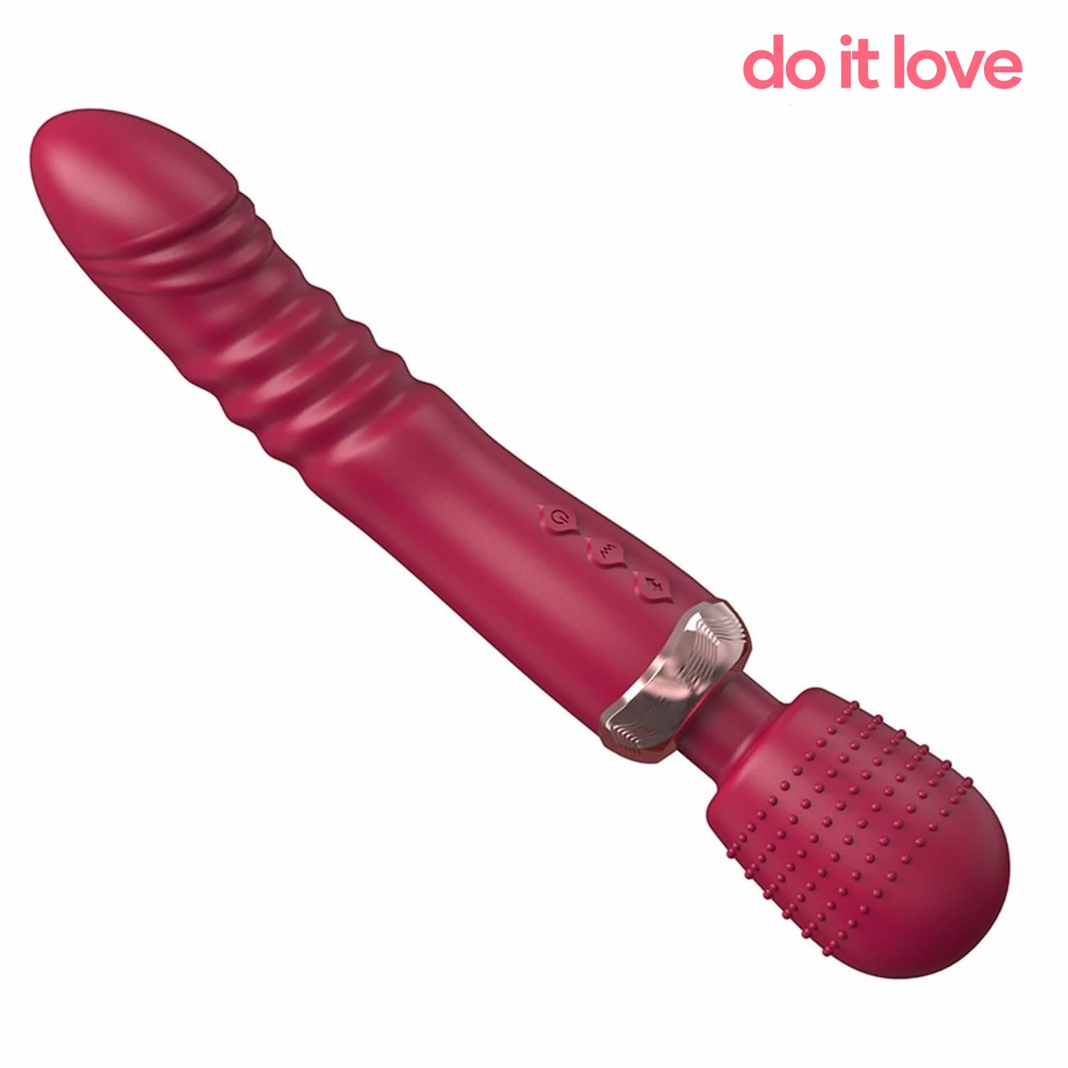 Do It Love - Üç Motorlu Topuzlu Teleskopik Güçlü Vibratör