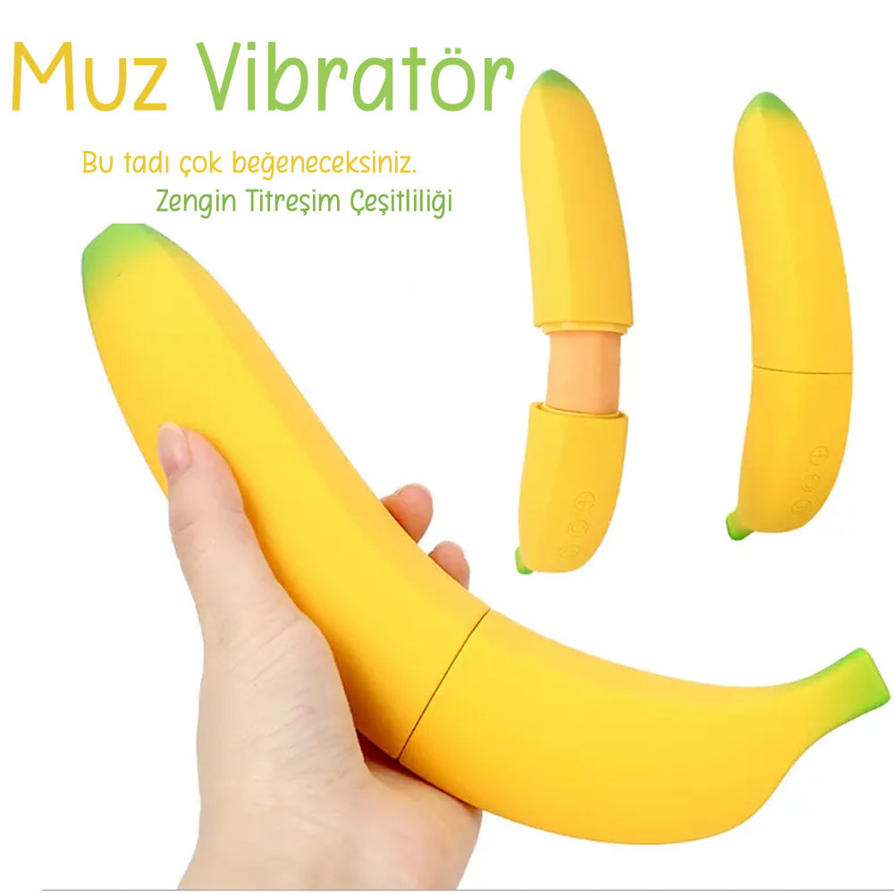 Do it Love - Muz Vibratör, Muz Figürlü Vibratör - 7 Çeşit Titreşim Modları - Muhteşem Haz