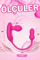 Do it Love – 3 Bölge Simülatörlü Threesome Vibratör - Uzaktan Kumandalı + APP Kontrollü