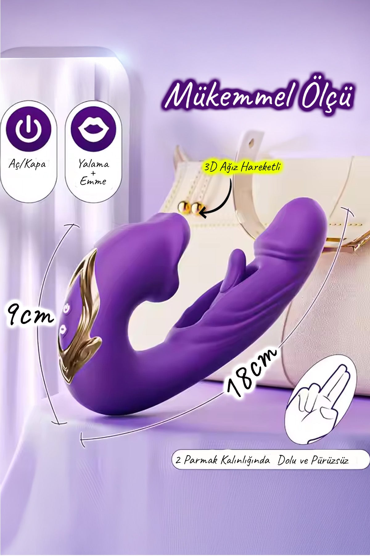 Do it Love - Titreşimli, 3D Ağız Hareketli Emme ve Dil Çırpma Fonksiyonlu Soft Usta Vibratör