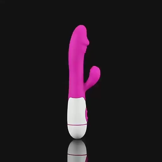 Do it Love - Rabbit Vibratör Dildo - Çift İşlevli Titreşimli - Vajinal ve Anal Mastürbatör – Mor