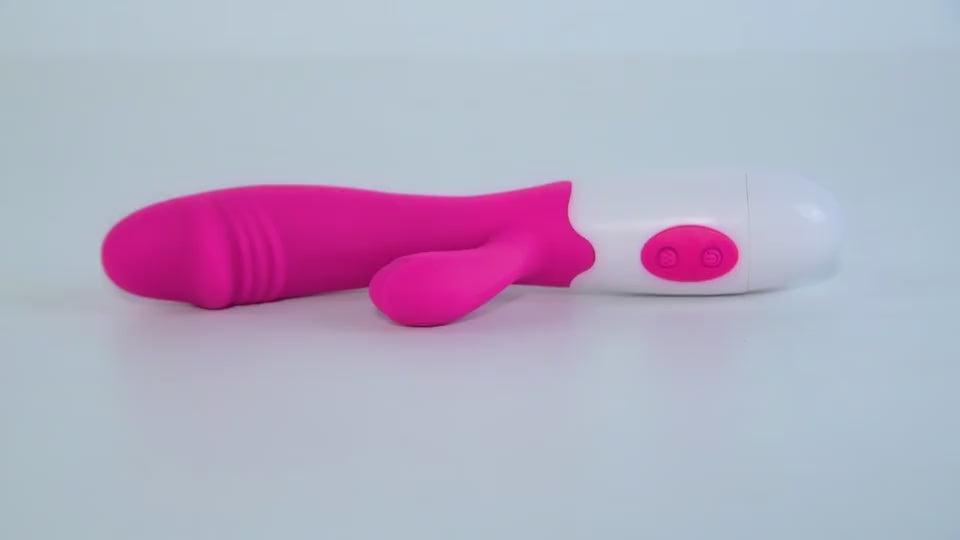 Do it Love - Rabbit Vibratör Dildo - Çift İşlevli Titreşimli - Vajinal ve Anal Mastürbatör – Pembe