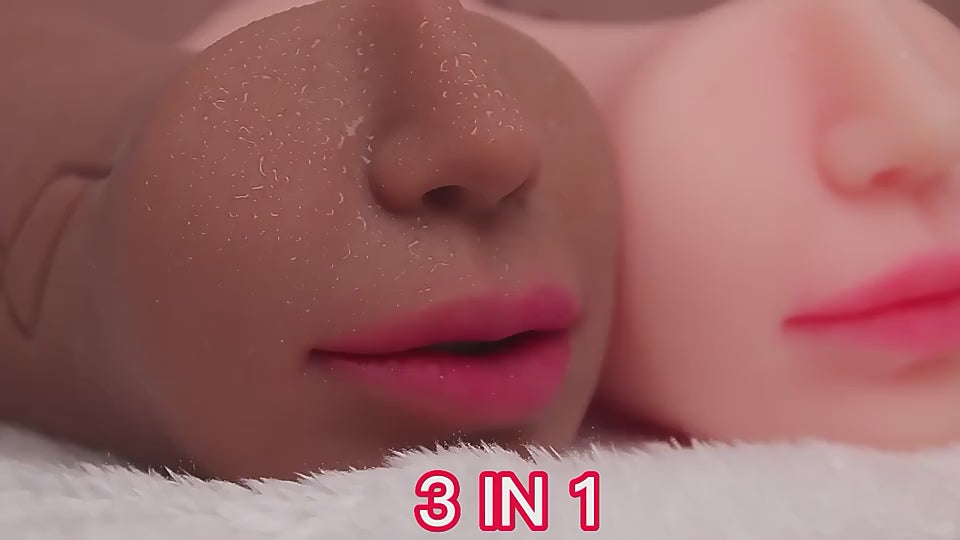 Do it Love - 3 Boyutlu Yüz Mastürbatör - 3 Fonksiyon - Realistik - Gerçek Haz - Ten