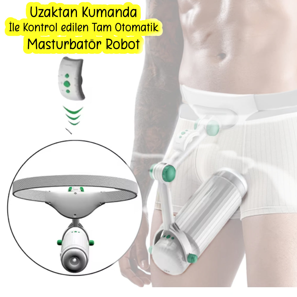 Do it Love - Uzaktan Kumandalı İleri Geri Masturbatör Simülatörü - Masturbasyon Robotu - Eller serbest Masturbator - Gerçek Deneyim