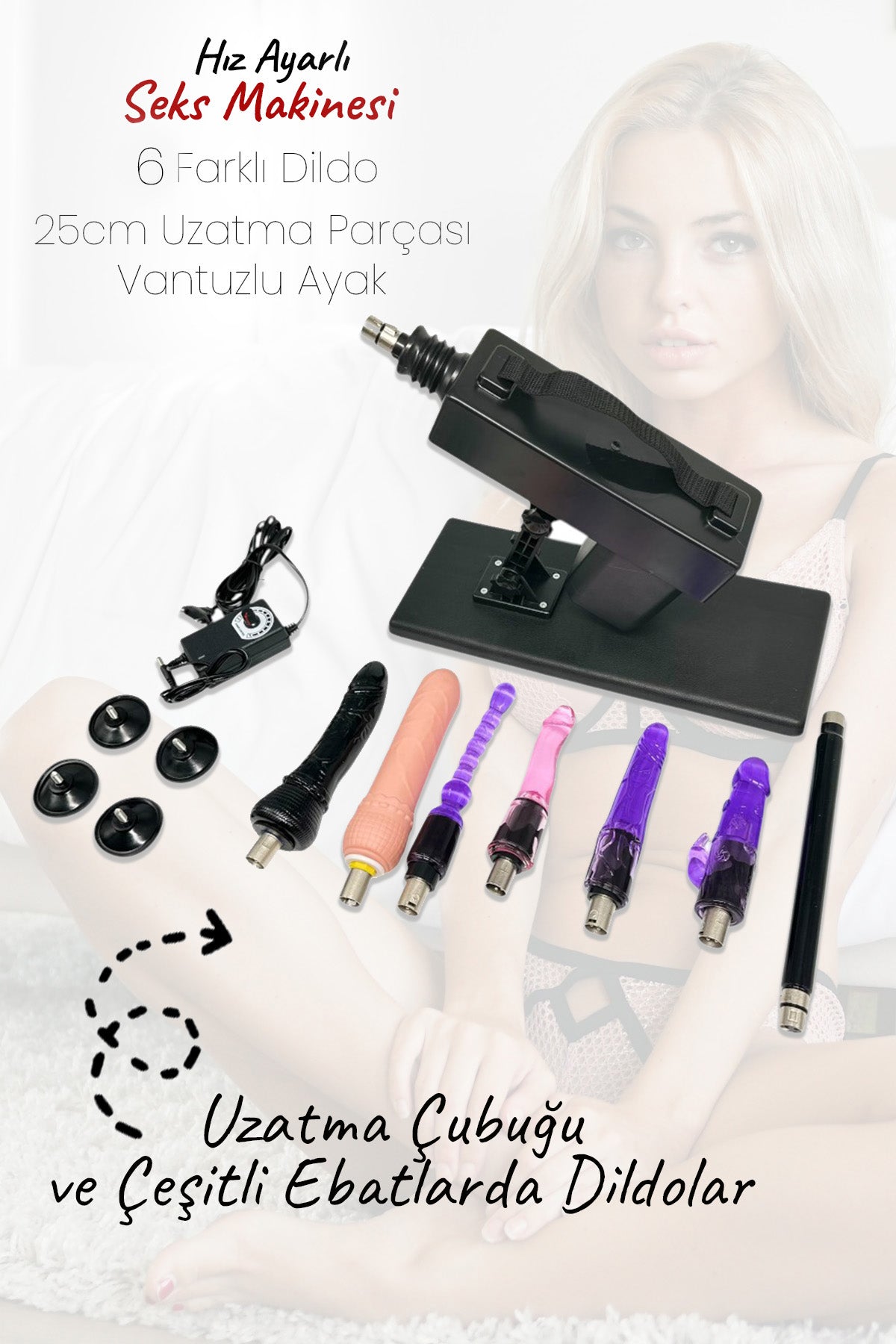 Do it Love - Kumandalı Otomatik Seks Robotu - İleri Geri Hareket ve Titreşimli - 20cm Dildo