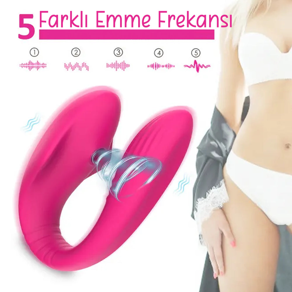 Do it Love - Ergonomik Çift Haz -  Anal ve Vajinal Vibratör - Klitoris Uyarıcılı - Kumandalı