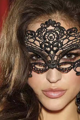 Do it Love - Siyah Dantelli Fantezi Maske - Parti, Düğün, Balo, Mezuniyet, Özel Gece Maskesi