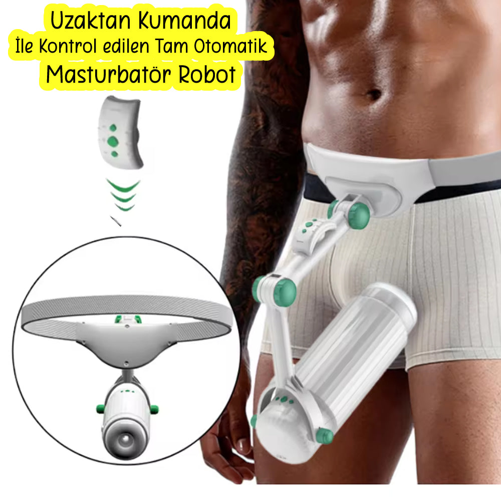 Do it Love - Uzaktan Kumandalı İleri Geri Masturbatör Simülatörü - Masturbasyon Robotu - Eller serbest Masturbator - Gerçek Deneyim