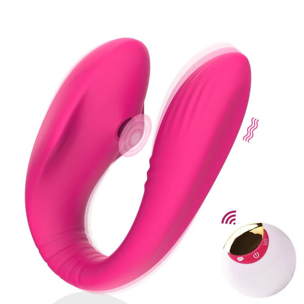 Do it Love - Ergonomik Çift Haz -  Anal ve Vajinal Vibratör - Klitoris Uyarıcılı - Kumandalı