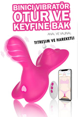 Do it Love - Binici Vibratör Otur ve Kullan - Anal ve Vajinal Kullanım - 9 Titreşimli -  Kumanda ve APP Kontrollü