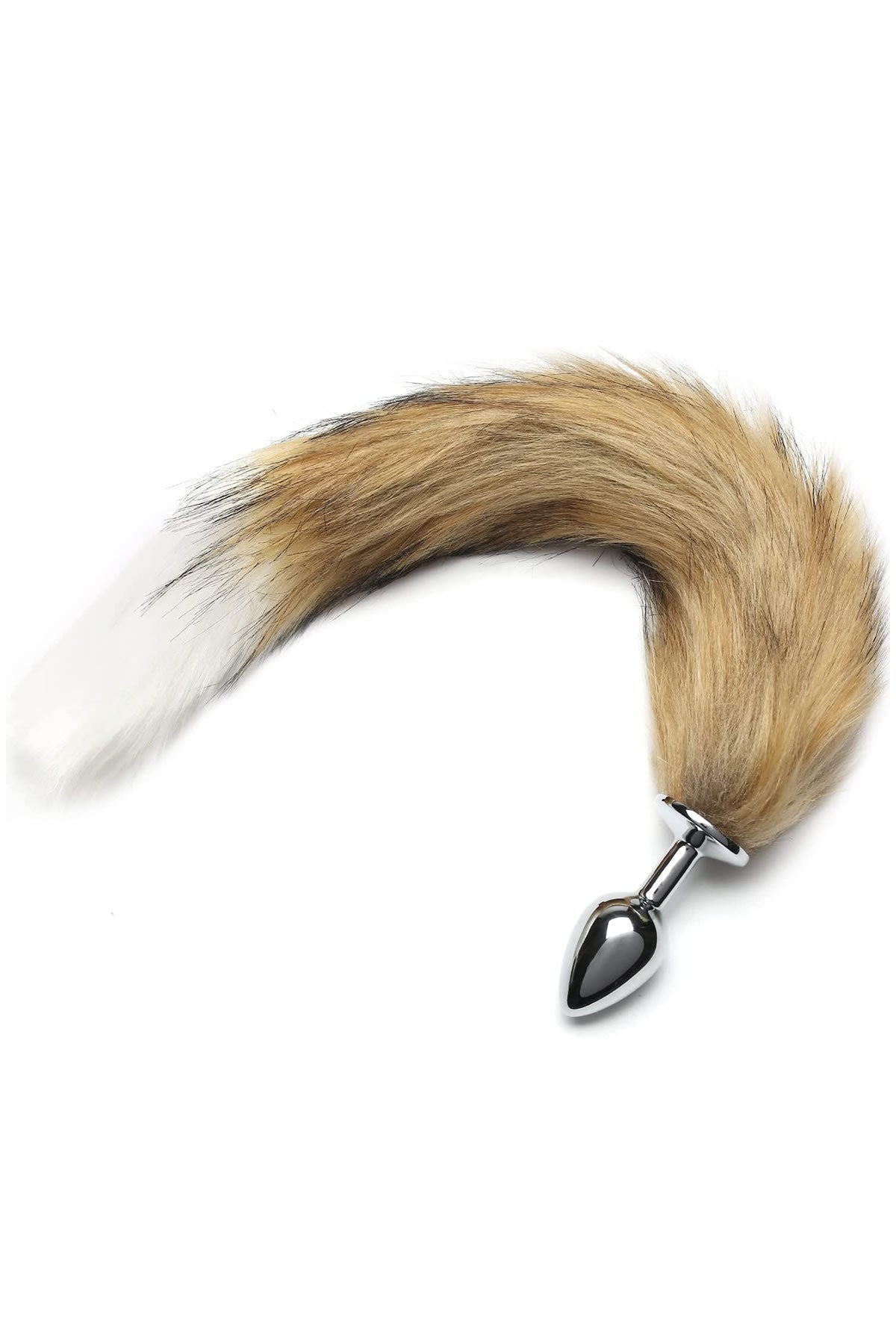 Do it Love - Çelik Anal Plug Tıkaç- Tilki Kuyruğu - Fantezi Tıkaç - 44cm Kuyruk 28mm Tıkaç